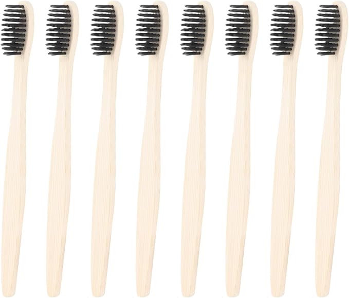 Yinhing Bamboo Toothbrush, Soft for Sensitive Gums with Grip Handle, Sustainable Toothbrush for Adults and Kids (1)
