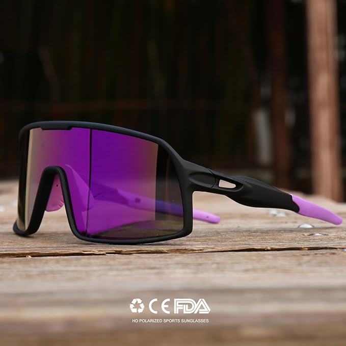 Polarized Sports Sunglasses for Men and Women Cycling Glasses UV Protection Goggles for Mountain Bike Running Fishing-StrideForce Fitness