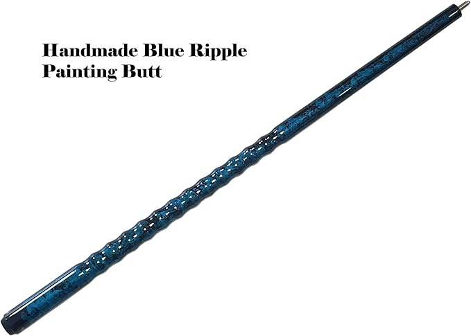 58" Pool Cue Stick,13mm 2-Piece Maple Hardwood Ergonomic Design Billiard Cues Kit,19/20/21oz-StrideForce Fitness