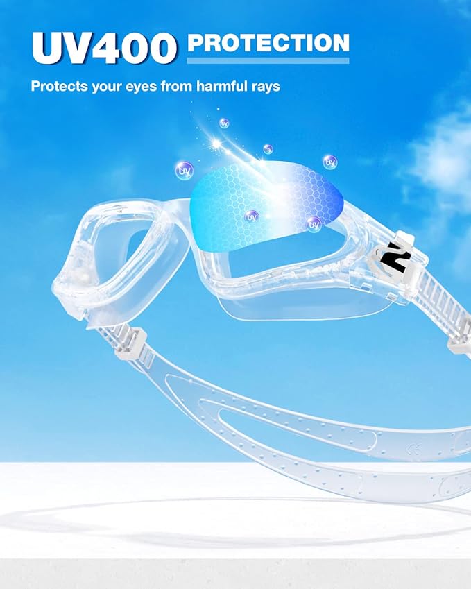 ZIONOR Swim Goggles, G1 SE Swimming Goggles Anti-fog for Adult Men Women-StrideForce Fitness