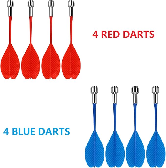 Magnetic Dart Board Game - Darts and Kids Dart Board Set,16 Inch Dart Board with 8 Strong Magnet Darts of 2 Colors,Best Kids Toy Gift Indoor Outdoor Games for Family and Friends-StrideForce Fitness