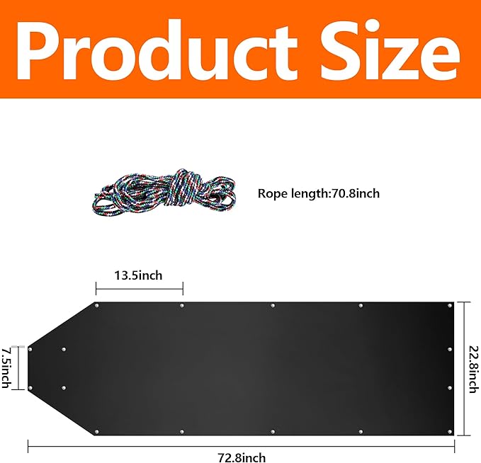 Tlswshsy Deer Drag Sleds-Multi-Purpose Utility Sled for Hauling Ice Fishing Supplies, Fire Wood, Duck Hunting, Fishing Gear and Accessories (1)-StrideForce Fitness