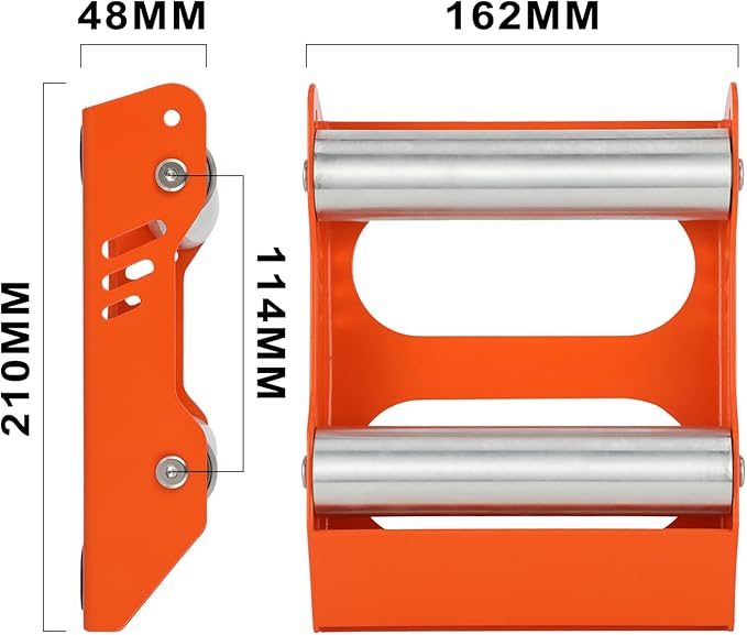 Motorcycle Wheel Cleaning Stand 600 Capacity Paddock Roller Stand Universal for Tire Cleaning Chain Lubrication for Dirt Pit Street Bike Orange-StrideForce Fitness