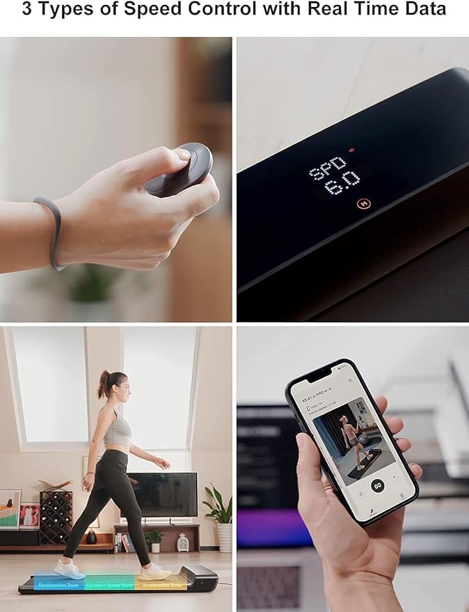 WALKINGPAD Foldable Walking Pad Treadmill for Home Office, Under Desk Treadmill with Adaptive Speed Control, Compact Design for Small Spaces, No Assembly Needed-StrideForce Fitness