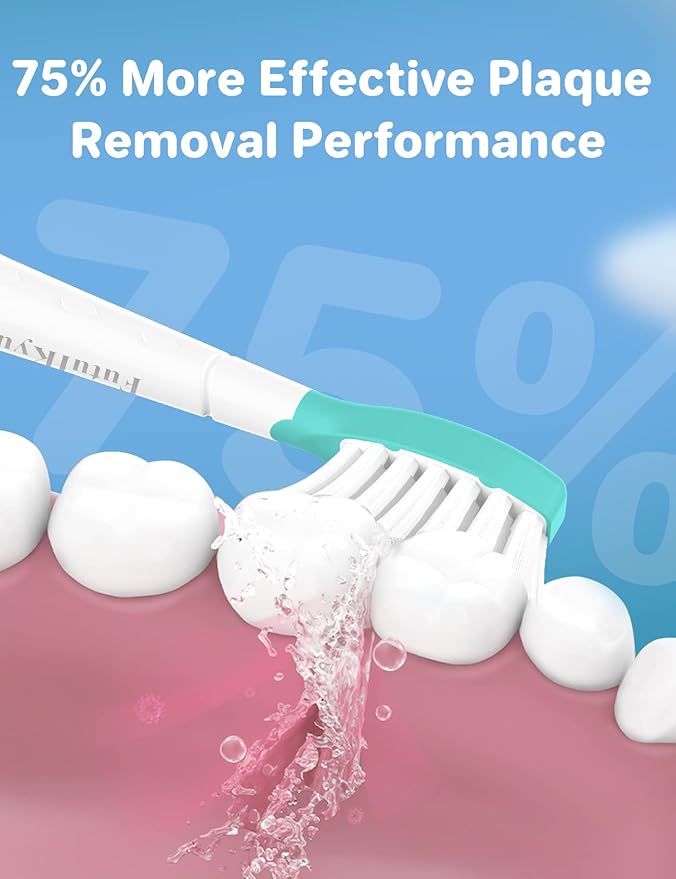 FutulkyUS Kids Toothbrush Replacement Heads for Philips Sonicare: Over 7 Years Old Child Soft Electric Standard Children Brush Head for Boy Girl, White 8 Pack