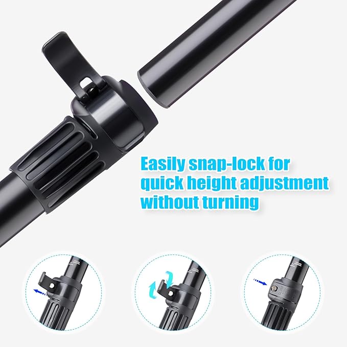 2 Set of 3 Pieces Sup Paddle Board Paddle Kayak Adjustable Stand up Oar Aluminum Alloy Lightweight Replacement Paddleboard Detachable Aluminum Alloy Shaft for Surfing Fishing-StrideForce Fitness