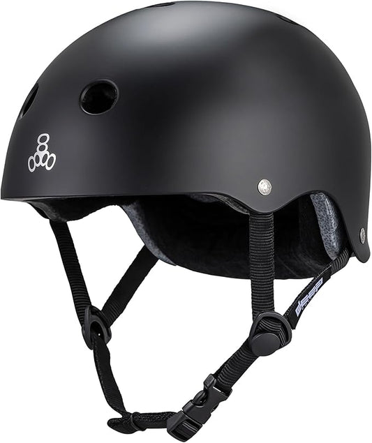 Triple Eight Deep Cover Helmet - Ideal for Skateboarding, Bicycling, BMX, and Roller Skating-StrideForce Fitness