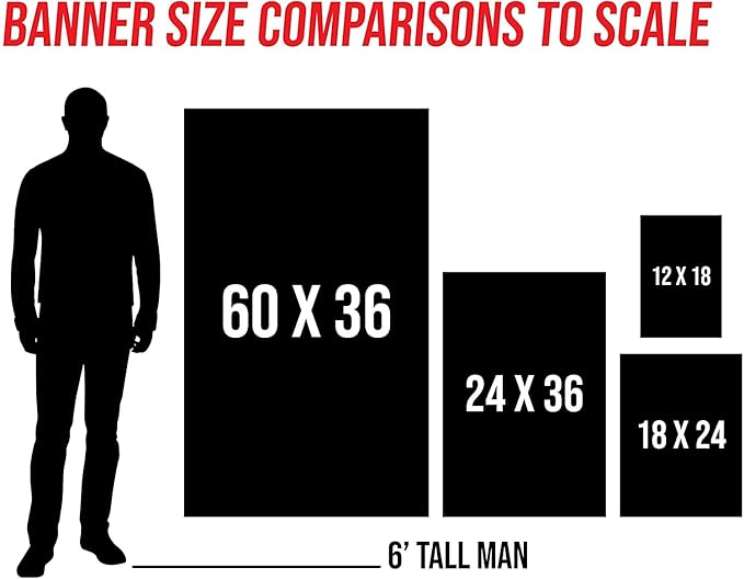 Multiple Quotes Banner - Home Gym Decor - Large Motivational Quote Wall Art - Weightlifting Fitness Weightloss (24 x 36 Inches)-StrideForce Fitness