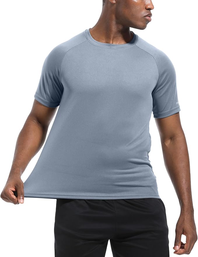 Boyzn 1, 3, 5 or 7 Pack Men's Workout Running Shirts, Dry Fit Moisture Wicking T-Shirt, Gym Athletic Short Sleeve Tee Shirts-StrideForce Fitness