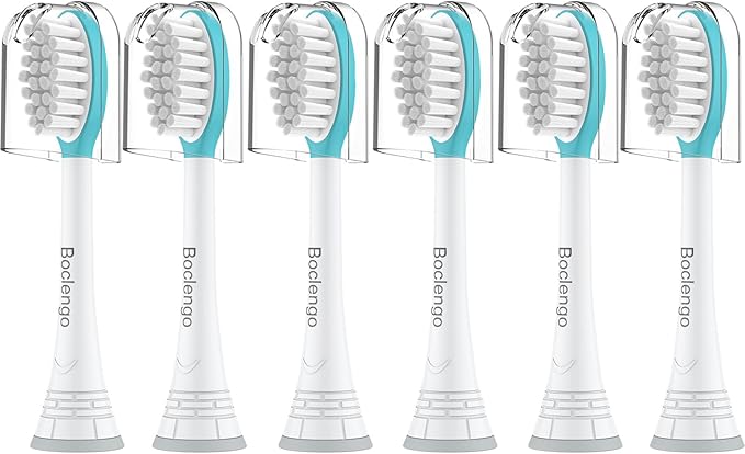 Kids Replacement Heads for Philips Sonicare Kids Toothbrush Heads,for Phillips Sonicare HX6042/94, HX6340,HX6321,HX6320/30,Standard Child Brush Head for Philips Sonic Care,Boy Girl,6 Pcs