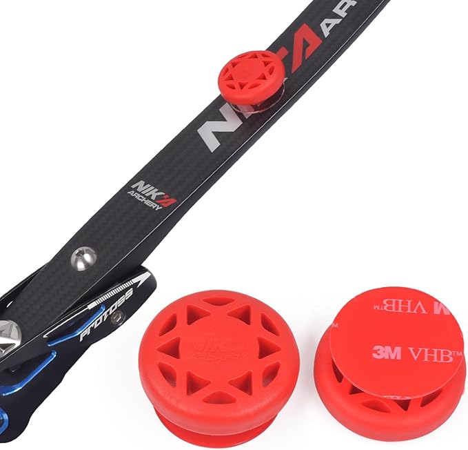 Archery Bow Stabilizer Solid Rubbe Limbs Vibration Damper for Youth Compound Bows, 2-Pack-StrideForce Fitness