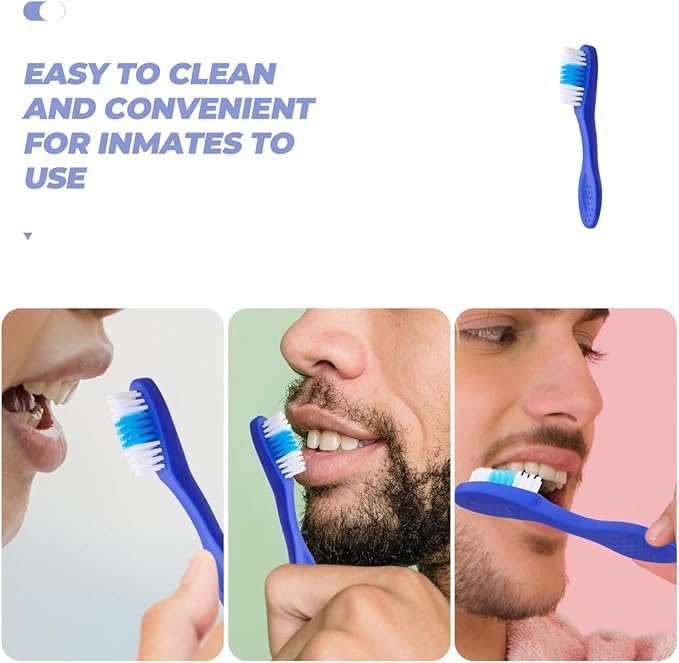 iplusmile 10Pcs Mini Handle Toothbrush Thumbprint, Portable Short Handle Soft Bristles Toothbrush for Travel Teeth Cleaning (9CM)