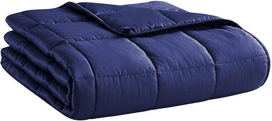 L'AGRATY Weighted Blanket - 60"x80" 15lbs Cooling Breathable Heavy Blanket Microfiber Material with Glass Beads for Adult All-Season Summer Fall Winter Soft Thick Comfort-StrideForce Fitness