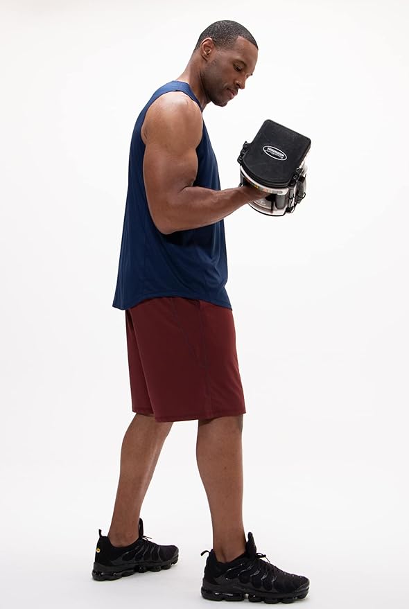 DEVOPS Men's 2-Pack Loose-Fit 10" Workout Gym Shorts with Pockets-StrideForce Fitness