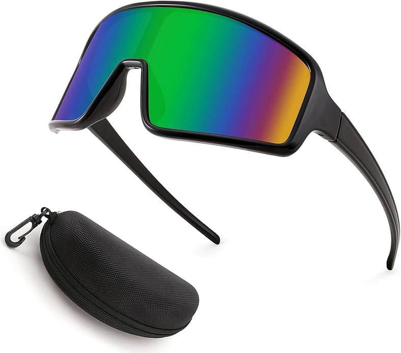 Karsaer Vision Sports Sunglasses Cycling Glasses Baseball Softball Sunglasses Unisex for Adult Youth Kids Boys Girls 8-16-StrideForce Fitness