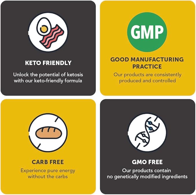 Vitamin Bounty Premium Raspberry Ketones Supplement - Keto Pills for Weight Loss - Promotes Ketosis & Metabolism Support - Keto Diet Aid - Energy Boost for Women & Men - 60 Capsules-StrideForce Fitness