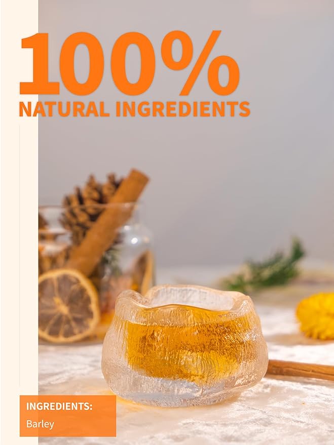 TeeLux Barley Tea Bags, Pure Roasted Barley Tea, Caffeine Free, Sugar Free, Nutty Flavor, 2g x 50 Bags