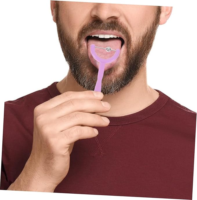 BESTYASH Tongue Trainer for Boy Girl Oral Muscle Exerciser for Speech Development Portable Tongue Tip Thrust Tool with Unique Design for Improved Articulation and Oral Motor Skills