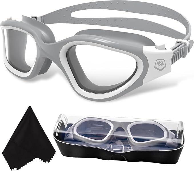 WIN.MAX Polarized Swimming Goggles Swim Pool Goggles Anti Fog Anti UV No Leakage Clear Vision for Men Women Adults Teenagers-StrideForce Fitness