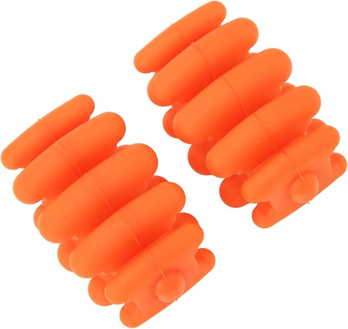 FOSA Archery Bow Limbs Stabilizer, Silicone, Universal Vibration Dampener, for (Orange)-StrideForce Fitness