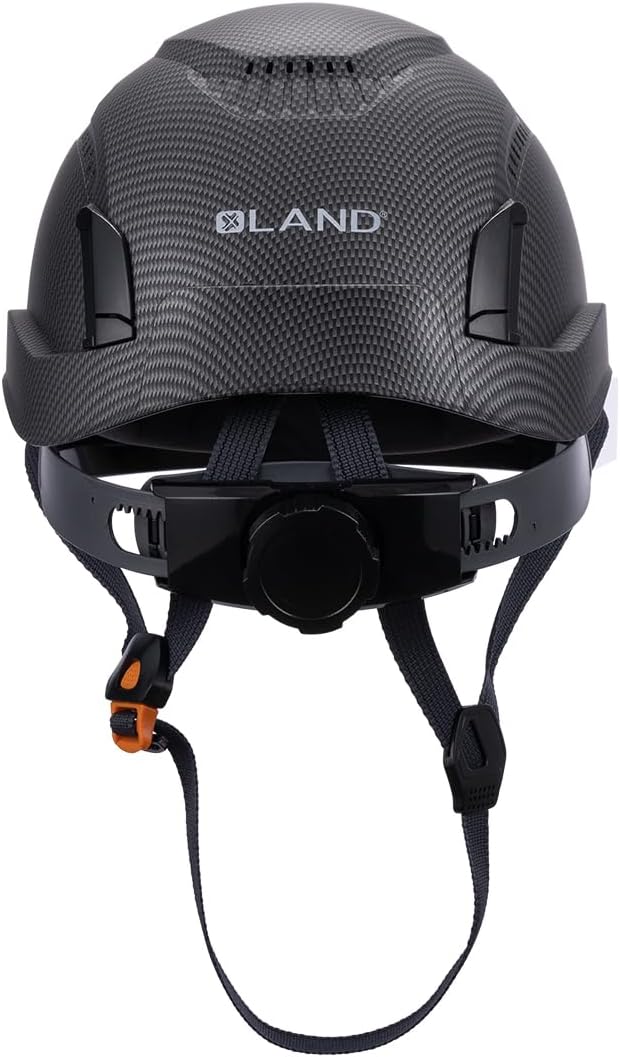 Land Helmets EcoPro Safety Helmet - ANSI/ISEA Z89.1-201 Type 1 Class C Vented - OSHA Approved - Lightweight Helmet with 6 Pt Suspension for Arborist, Industrial & Fall Protection-StrideForce Fitness