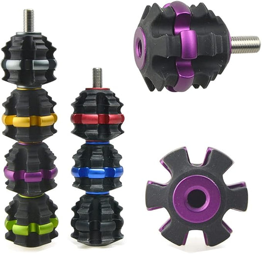 ZSHJGJR Archery Stackable Bow Stabilizer Ball Reduce Shock Absorber Balance Bar Vibration Damper Silencer for Recurve Compound Bow Hunting Shooting-StrideForce Fitness