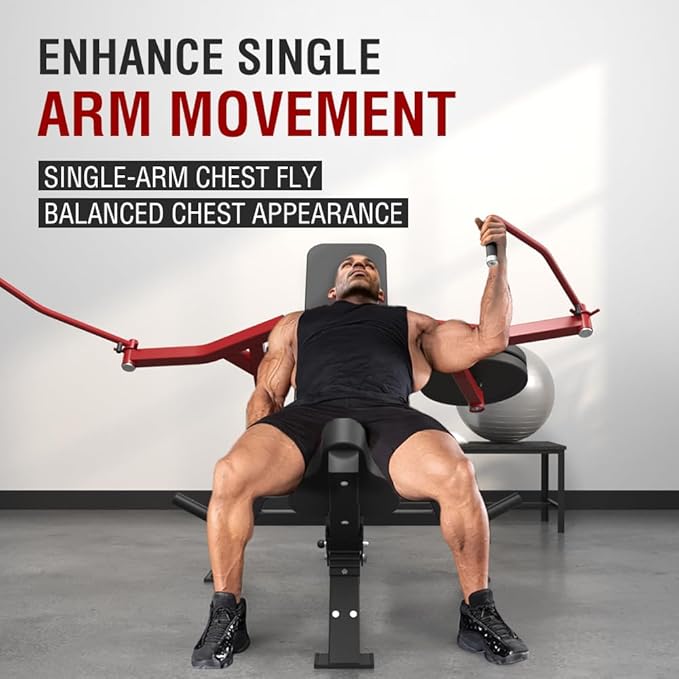 Chest Press Machine,Incline Chest Fly Machine,Deck Fly Machine,Upper Body Strength Training Equipment for Home Gym-StrideForce Fitness