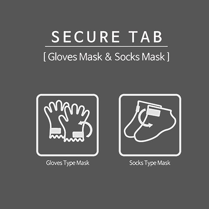 Epielle Hydrating & Moisturizing Hand & Foot Masks 12 Pairs, Relieve and Soften Dry Hands & Cracked Heels with Shea Butter & Sunflower Seed Oil, Korean Skin Care, Spa Set, Self Care Gifts for Women-StrideForce Fitness