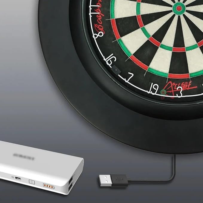 Dartboard Surround with Light Darts Board Surround (Red)-StrideForce Fitness