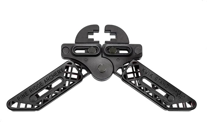 Pine Ridge Archery Kwik Stand Bow Support, Fit on Most Bow Limbs, Perfect for Ground or Box Blind Hunting-StrideForce Fitness