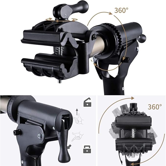 CXWXC Bike Repair Stand -Shop Home Bicycle Mechanic Maintenance Rack- Bike Workstands for Mountain Bike and Road Bike (C:Champagne Blue)-StrideForce Fitness