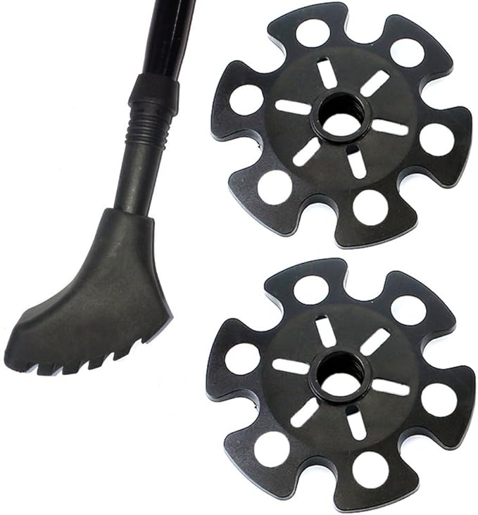 Replacement Rubber Tips Set for Trekking Pole Walking Hiking Sticks Tips Protectors-StrideForce Fitness