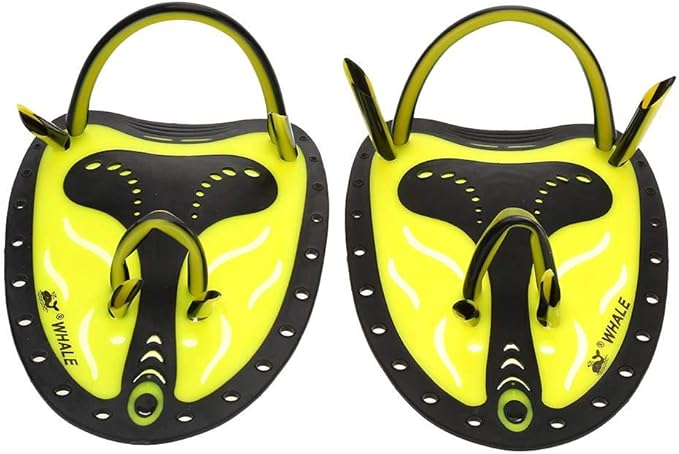 Swim Fins, Adjustable Kids Flippers for Swimming, Professional Swim Hand Paddles, Flat Paddles for Kids, Children, Men, Women-StrideForce Fitness