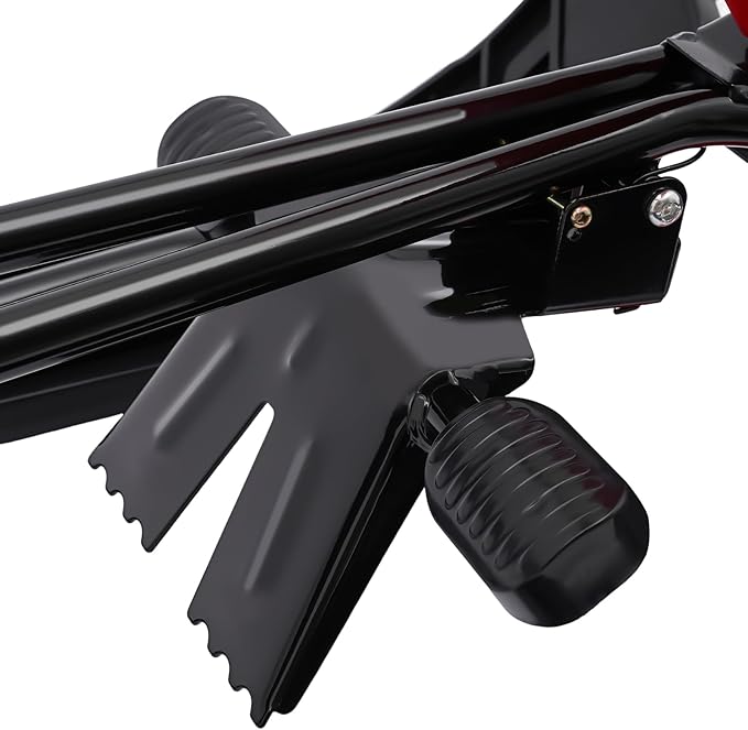 Sleds for Snow, Portable Snow Racer Winter Ski Sled Snow Sled W/Steering Wheel, Outdoor Ski Sled Slider Board for 3-15 Years Kids, Toboggan Pulling Boat Seat Sled for Ice Skating-StrideForce Fitness