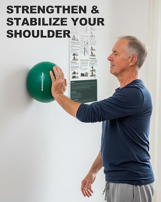 Trideer Exercise Balls Physical Therapy, 9 Inch Pilates Ball Between Knees for Physical Therapy, Mini Exercise Ball - Yoga Ball, Small Workout Balls for Core Strength and Back Support-StrideForce Fitness