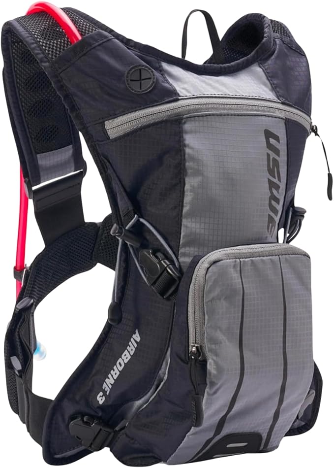 USWE Airborne Limited Race Edition with Water Bladder Included, Hydration Backpack for Men and Women, Ideal for MTB, Cycling, Mountain Biking-StrideForce Fitness