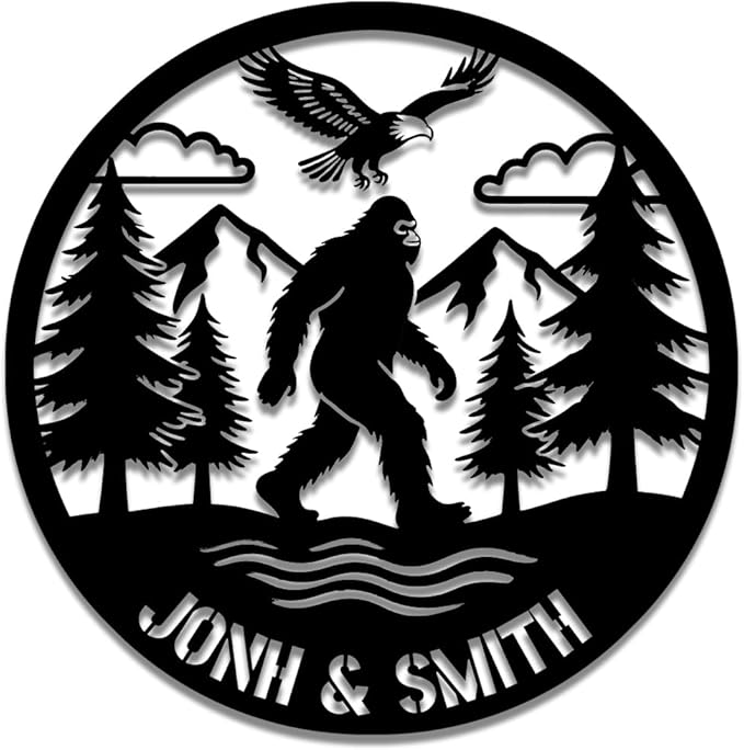 Personalized Metal Name Sign | Custom Family Wall Art & Split Letter Name | Indoor Metal Decor Gift | Decorations for Dad Mens Home Garden-StrideForce Fitness