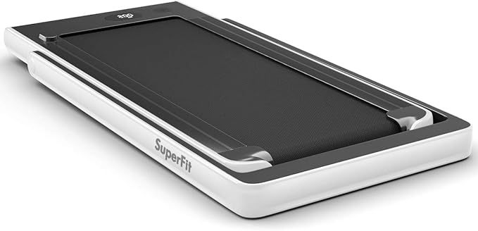 GYMAX Walking Pad, 2.25HP Dual Display Foldable Treadmill for Home with Remote/Smart App Control, Portable Compact Treadmill for Office Under Desk, Folding Running Machine for Small Spaces-StrideForce Fitness