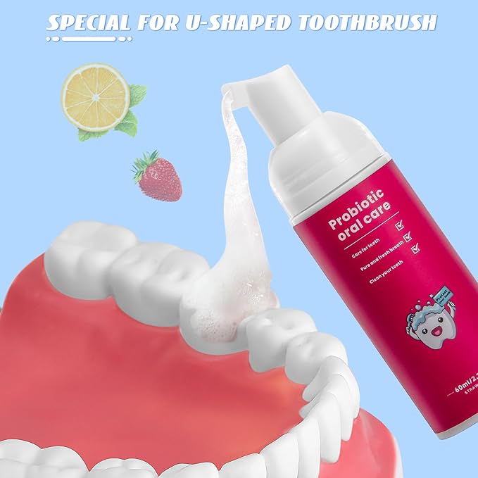 Kids Electric U Shaped Toothbrush Unicorn Rechargeable Sonic Toothbrush with 4 Soft Brush Heads with Kid Toothpaste IPX7 Waterproof - (Age 8-15, Purple)