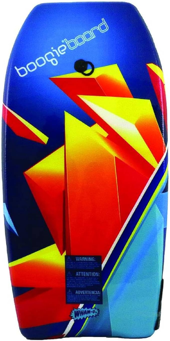 Wham-O Boogie Boards, 37" Body Board for Beach, Lightweight Bodyboard with Wrist Leash for Beginners and Training All Wave Conditions(1 Pack)-StrideForce Fitness
