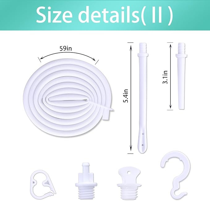 Coffee Enema Bag Kit, Douche Bag Combination Kit for Men and Women 5ft PVC Hose, 2L Capacity Water Colon Detox Cleanse Kit (Green, 2L)-StrideForce Fitness