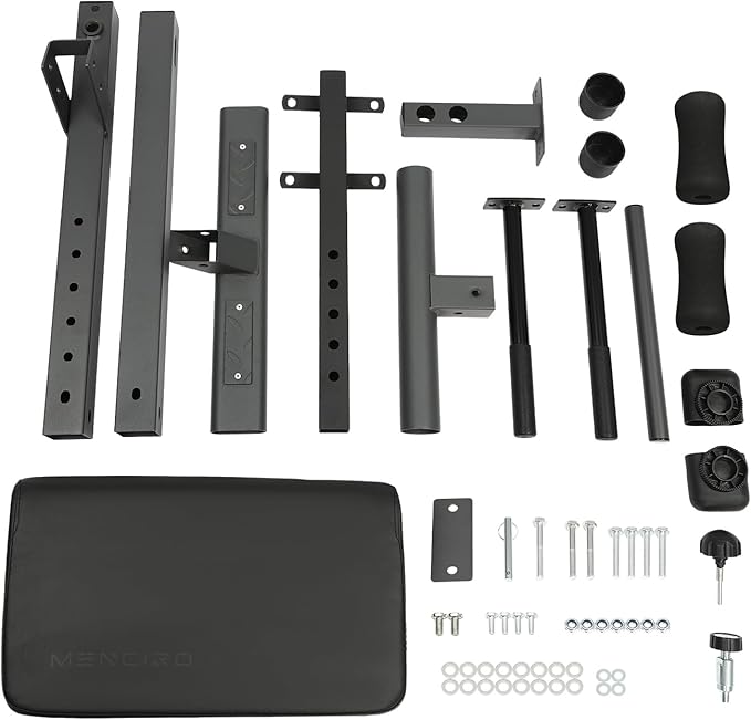 Roman Chair, Hyperextension Bench Roman Chair Adjustable Back Extension Machine Lower Back Exercise Equipment Multi-Functional Workout Bench for Home Gym Full Body Abs Glutes Core Muscles-StrideForce Fitness