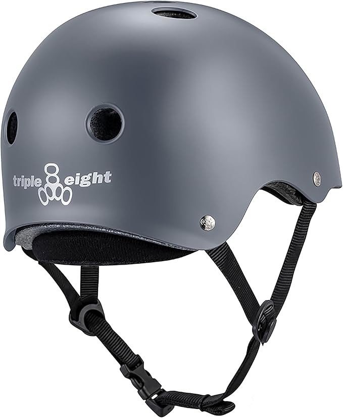 Triple Eight Deep Cover Helmet - Ideal for Skateboarding, Bicycling, BMX, and Roller Skating-StrideForce Fitness