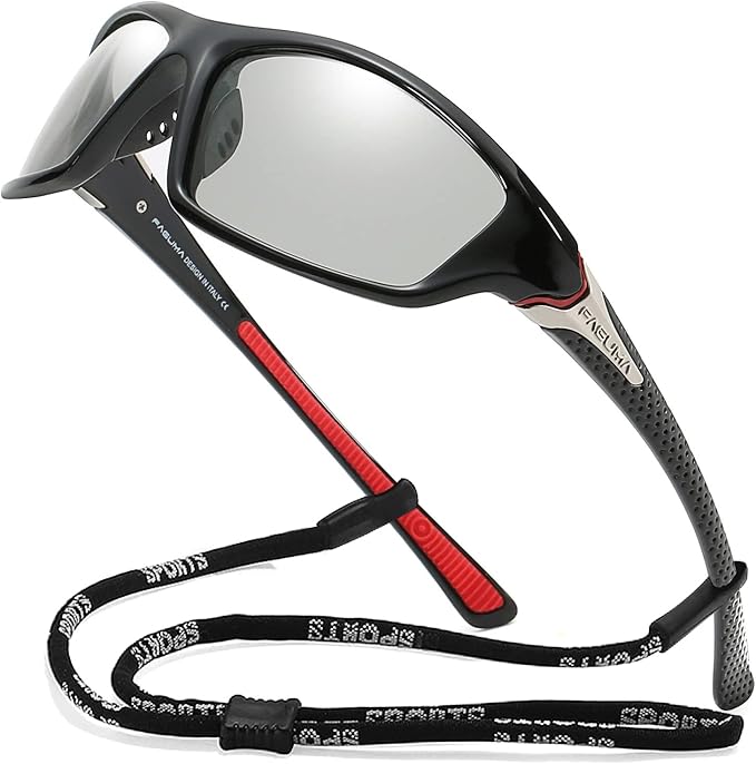 FAGUMA Sports Polarized Sunglasses For Men Cycling Driving Fishing UV400 Protection-StrideForce Fitness