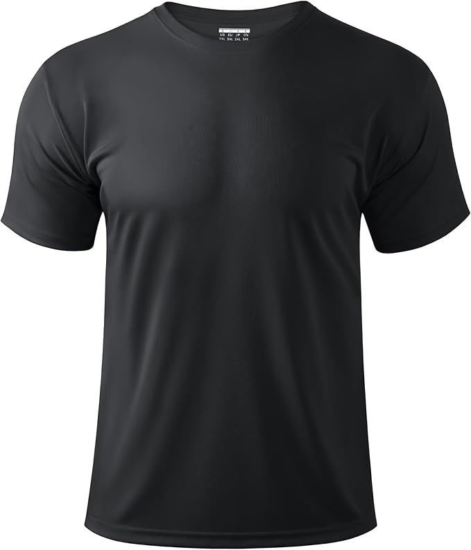 Boladeci Men's Swim Shirt Short Sleeve UPF 50+ Sun Protection SPF UV Moisture Wicking Lightweight Quick Dry Rash Guard-StrideForce Fitness