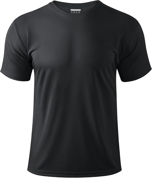 Boladeci Men's Swim Shirt Short Sleeve UPF 50+ Sun Protection SPF UV Moisture Wicking Lightweight Quick Dry Rash Guard-StrideForce Fitness