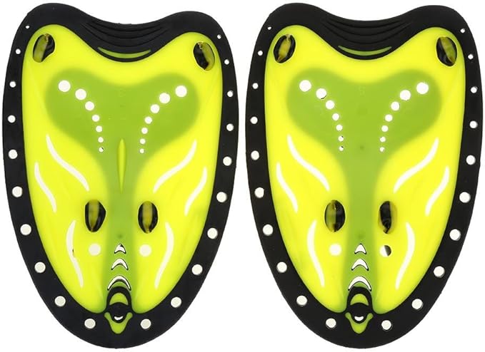 Swim Fins, Adjustable Kids Flippers for Swimming, Professional Swim Hand Paddles, Flat Paddles for Kids, Children, Men, Women-StrideForce Fitness