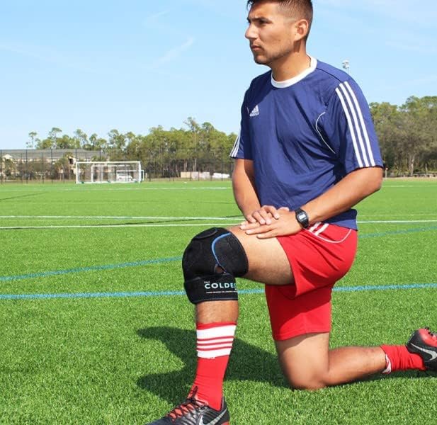 Coldest Knee Ice Pack Wrap, Hot and Cold Therapy - Reusable Compression for Meniscus Tear, Injury Recovery, Sprains, Swelling, Ice Packs After Surgery, Rheumatoid Arthritis, ICY Cold Brace - 2 Pack-StrideForce Fitness