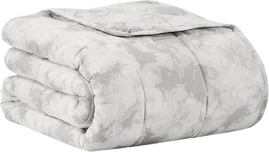 L'AGRATY Weighted Blanket - 60"x80" 20lbs Cooling Breathable Heavy Blanket Microfiber Material with Glass Beads for Adult All-Season Summer Fall Winter Soft Thick Comfort-StrideForce Fitness