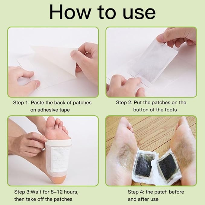 20 PCS Foot Patch,Natural Wormwood Foot Patch,Foot Pad for Foot Care-StrideForce Fitness